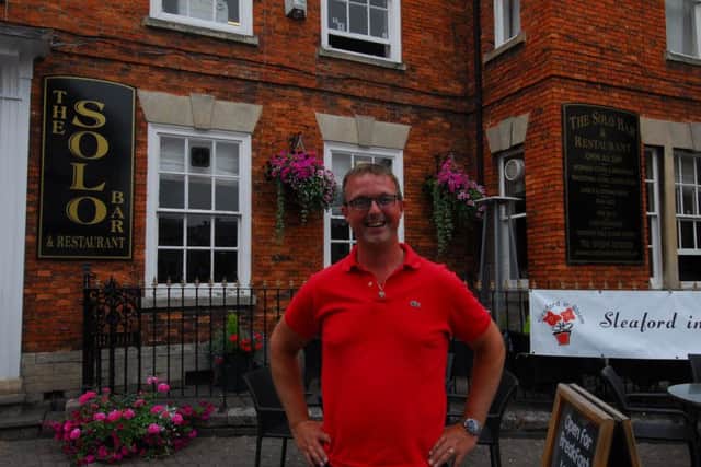 Marcus Hrubesch of the Solo Bar in Sleaford. EMN-190803-105801001