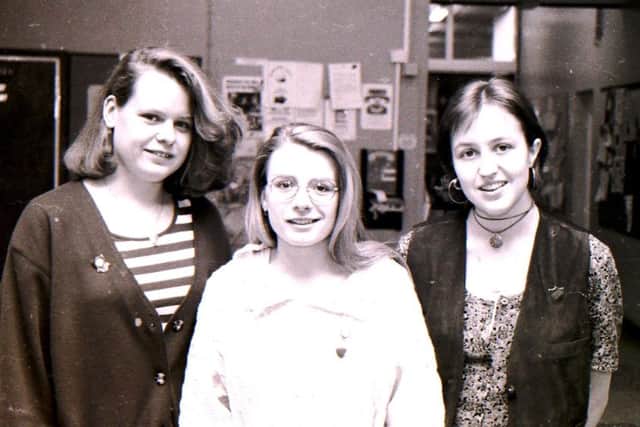 The new head girl and deputy head girls at Kesteven and Sleaford High School, appointed in March 1994. EMN-190315-111957001