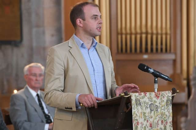 Matt Warman, speaking at the Boston Stump last year.
