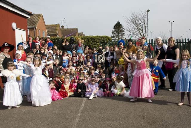 The Viking School, Skegness, during Red Nose Day 2009.
