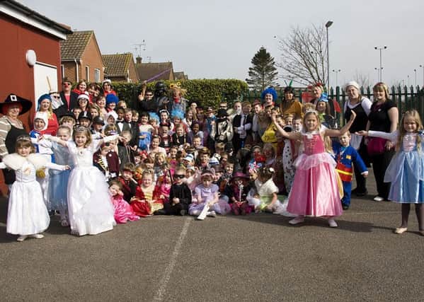 The Viking School, Skegness, during Red Nose Day 2009.