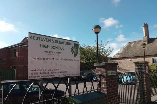 Warning issued to students of Kesteven and Sleaford High School.