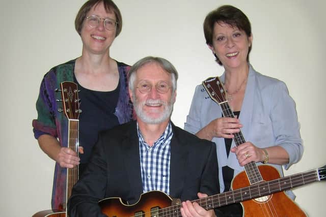 Gospel group Herbon, featuring sixties singer Helen Shapiro (right).