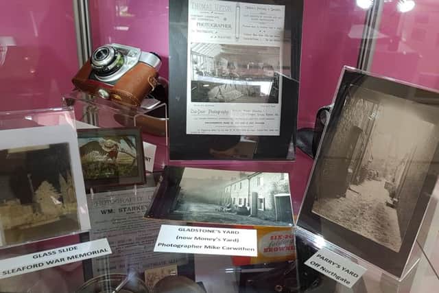 The local photography display in Sleaford Museum. EMN-190316-105739001