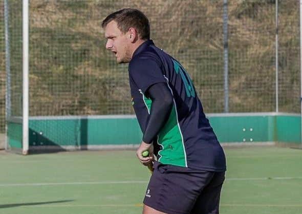 Ryan John scored his first club goal against Spalding EMN-190318-121800002