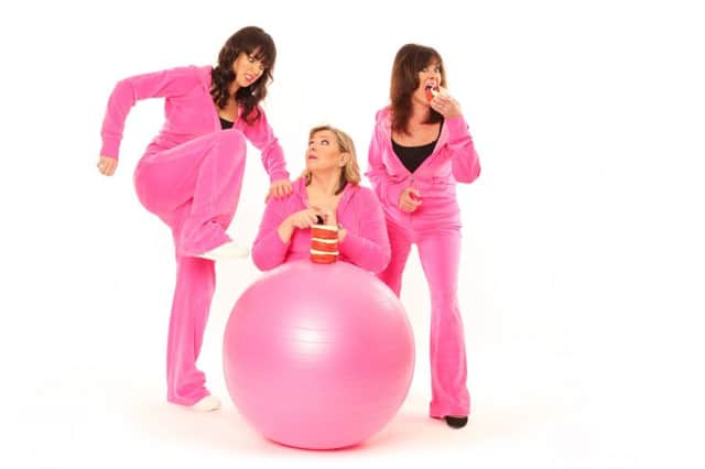 Josephine Partridge, Julie Coombe and Vicki Michelle star in Hormonal Housewives.