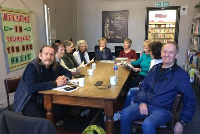 One of the Shared Reading group sessions in Boston.