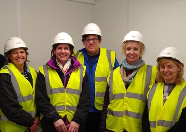 Live Earth - an initiative put together by Global Sleaford with the support of the district council, Christian Aid and Sleaford Renewable Energy Plant. Pictured, from left - Sally Darling and Helen Rutter, James Keetch, Liz Regan and Sue Feary.