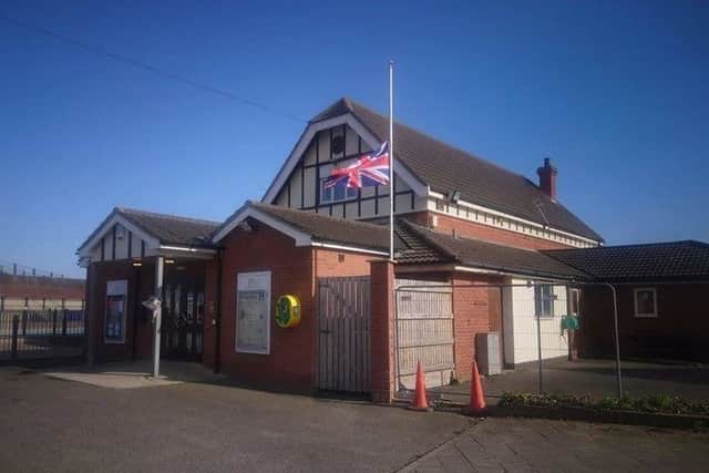 The Meridale Centre's flag was flown at half-mast after John passed away.