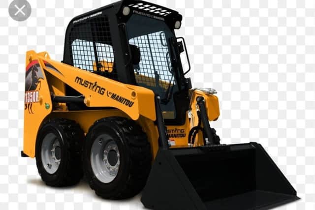 An image of a mini digger similar to the one stolen.