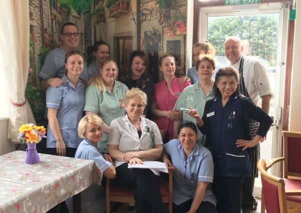 Celebrating a county honour in the care industry, Meadows Edge Care Home, of Wyberton.