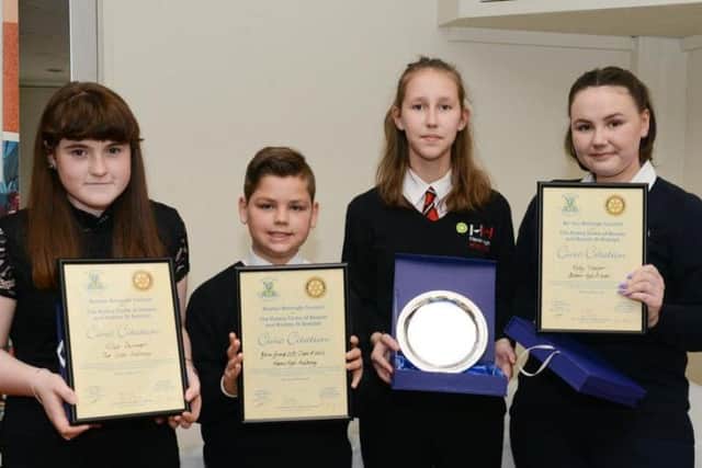 Representatives of all the Children of Courage award recipients
