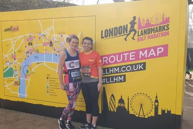 Katie Thomas and Steph Scott at the London Landmarks. _ytVXfRLqZYnSjN9QgZq