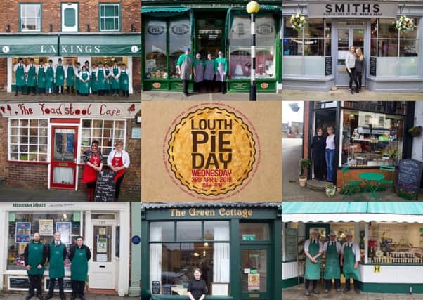 Louth Pie Day is on Wednesday April 3.