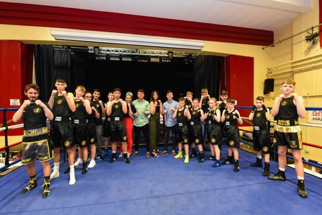 Boston boxers ready for action.