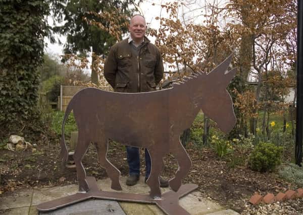 James Wilderspin from Mick Toyne Engineering with the Donkey EMN-190326-164910001