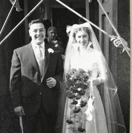 Jim and Brenda on their wedding day in March 1959.