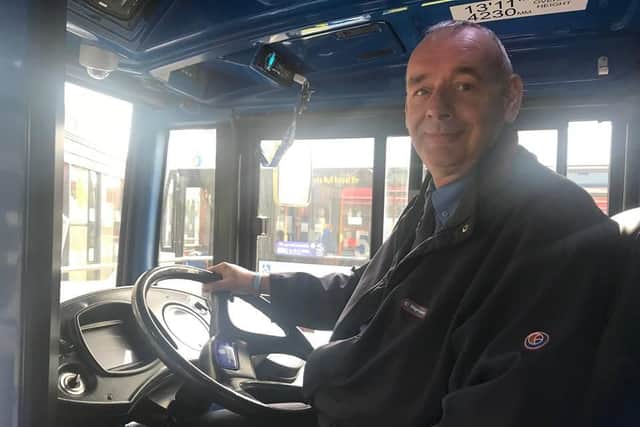 David Whitehead had been on the Seasider buses for six years and for Stagecoach 35 years and will be driving visitors on Sandy on the Ingoldmells routes this summer..