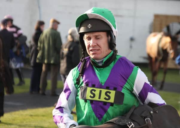Champion jockey Richard Johnson for once had no luck at Market Rasen last Wednesday EMN-190104-103007002
