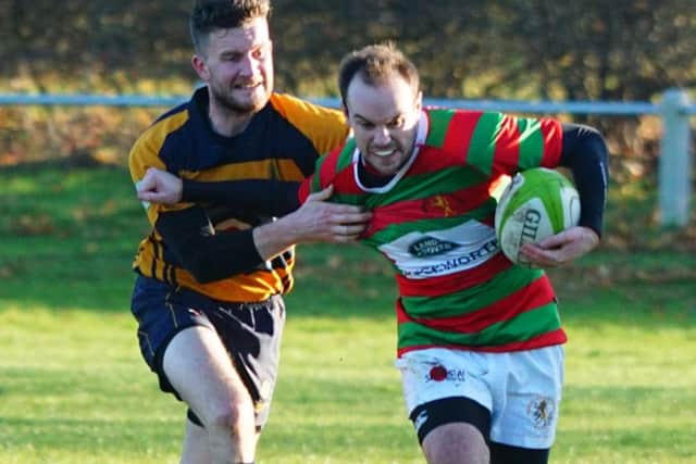Chris Everton scored at Dronfield on his return to First XV duties. Picture courtesy of Jon Staves EMN-190104-110949002