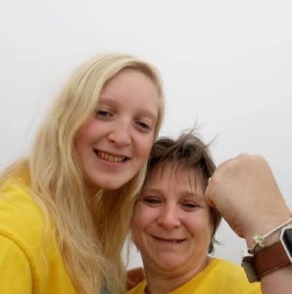 Nicole and Karen Rolls after climbing Mount Snowdon in 2017. EMN-190104-125718001