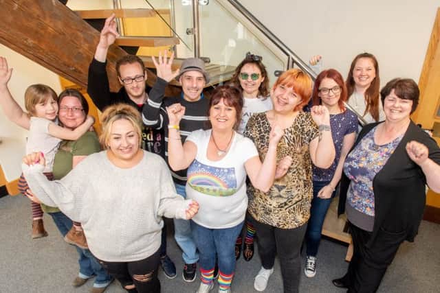 Families and supporters enjoy the autism awareness day held at Sleaford Town Hall. EMN-190804-111929001