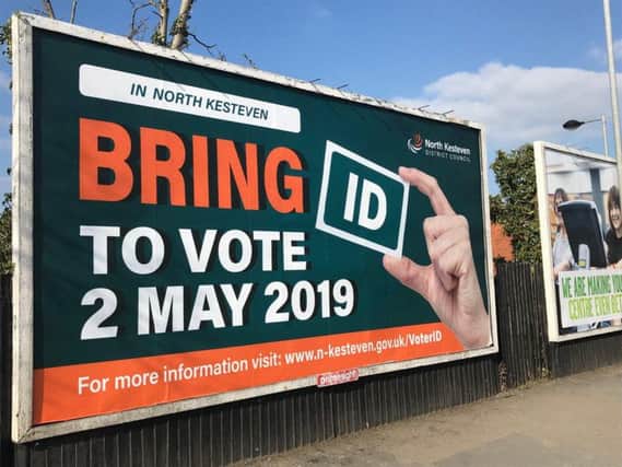 Don't forget North Kesteven District Council elections will be trialling voter ID requirements.