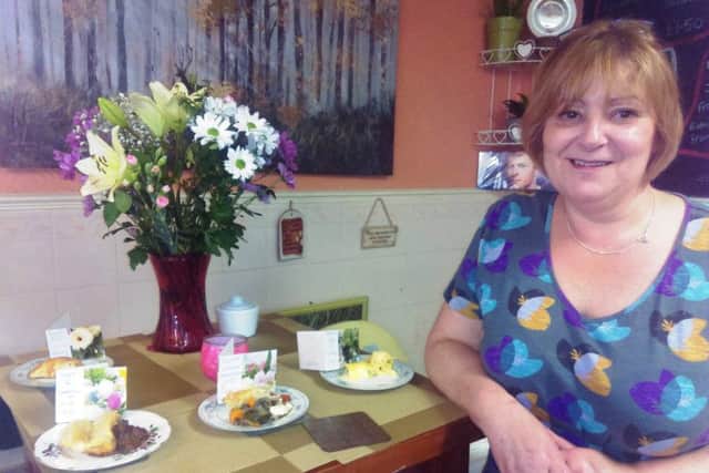 Marie Robinson at The Toadstool Cafe - the people's choice winner!