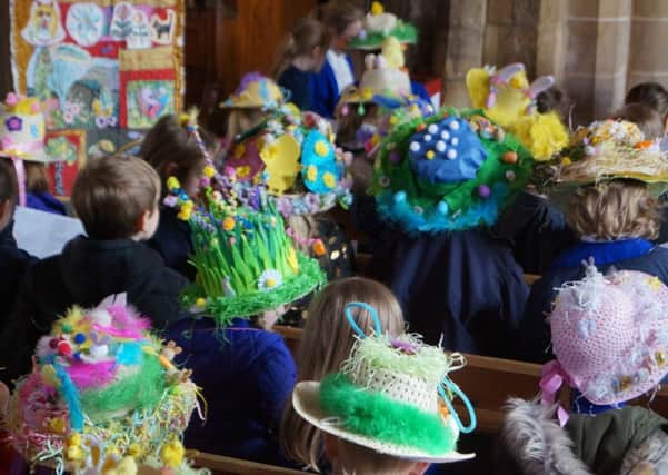 Easter bonnet parade at Grasby All Saints Primary School EMN-190504-212347001