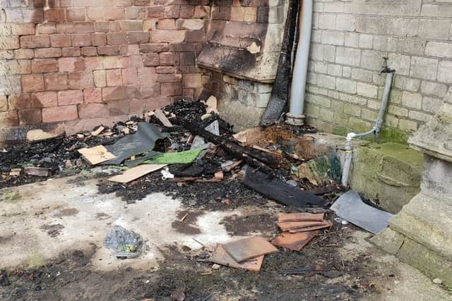 Fire at St Matthew's Church, Skegness. ANL-190804-171838001
