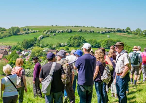 Walkers are rewarded with fantastic views over the Wolds countryside

Picture by David Dales EMN-190904-075214001