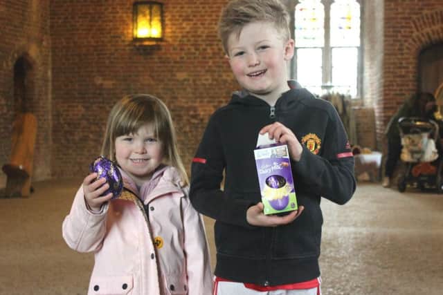 Cadbury's egg hunt at Tattershall Castle EMN-190415-122017001