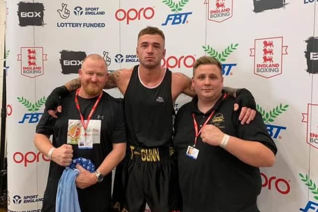 Thomas Pogson with Steve Davison and Colan Forman. w7dPbxlPdvNZ8g6c33H2