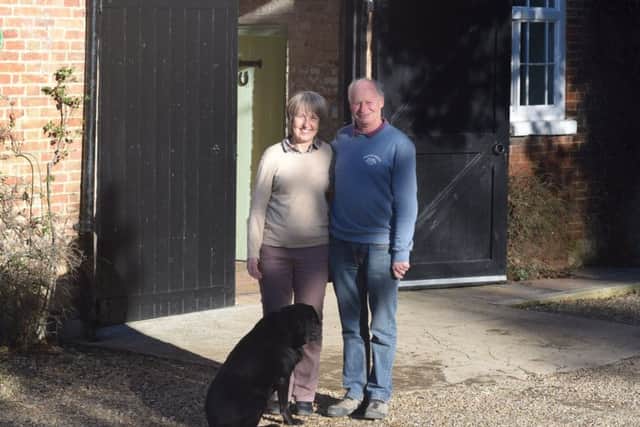 Paul, Flora, and Jessie, of Brackenborough Hall Coach House.