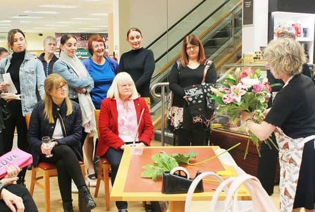 A scene from the Makeover with Mums evening held by Oldrids, which raised hundreds of pounds for the Lincs & Notts Air Ambulance.