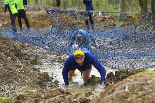 Rough Events charity mud run for St Barnabes Hospice, at Ancaster Leisure Kart Centre. EMN-190415-105148001