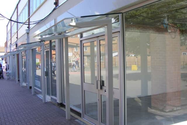 Empty shop units in the Riverside Precinct in Sleaford. EMN-191104-124942001