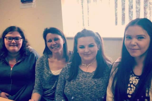 Sharnie Evans, Gemma Smith, Georgina Lee and Stephanie Goddard.