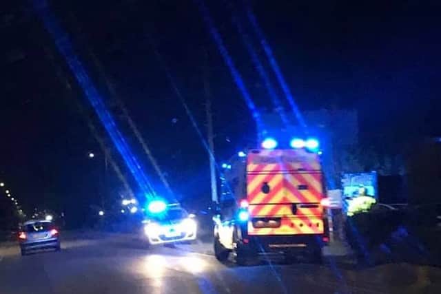 A three-year-old child was taken to hospital with minor injuries after a collision in Ingoldmells. ANL-190413-154005001