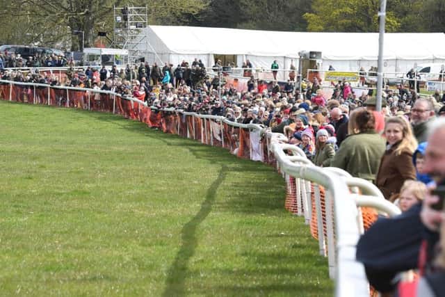 About 1,200 people attended the event.