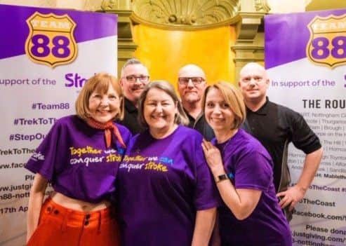 Front row, from left are: Sharon MacInnes, Deborah Labbate, Cathy Stoddart. Back row, from left, are Ian Stoddart, Roy Bond, Adam Hayes. Missing from the photo are: Debbie Prince, Samantha Woodward and Craig Land. Picture: Lamar Francois.