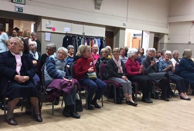 Caistor WI fashion event EMN-190415-145106001