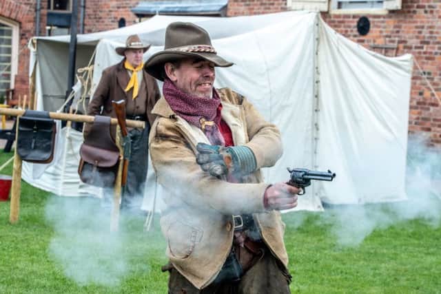 Karl 'Marmite' Crawford in a shoot-out draw at high noon.