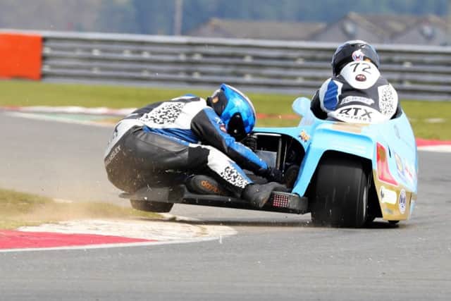 Jevan Walmsley hangs tough as the title-chasing duo ride the kerb Picture: Dirk Wharton