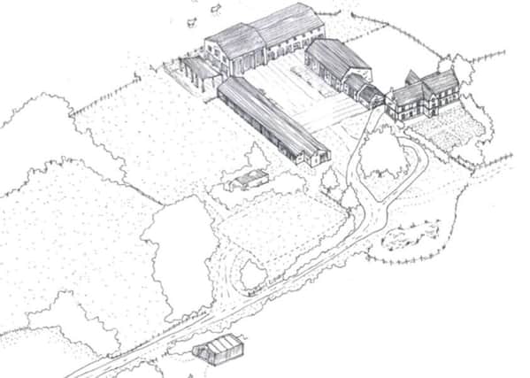 Illustrative plans for the heritage centre.