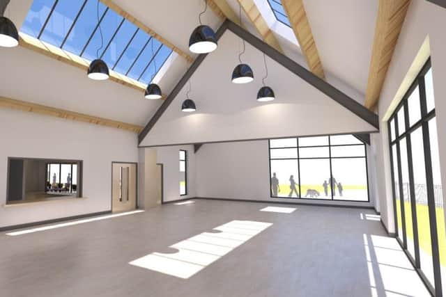 Artist's impression of the new community hub in Skegness. ANL-190419-073356001