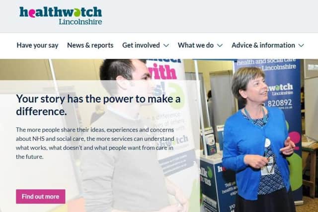 Healthwatch Lincolnshire website.
