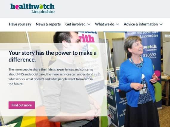 Healthwatch Lincolnshire website.