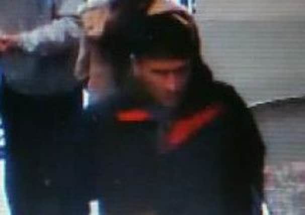 An item was taken from the freezers at Heron Foods, Lumley Road, Skegness, on Sunday, April 7, Police believe this man may be able to help with enquiries. ANL-190423-123833001