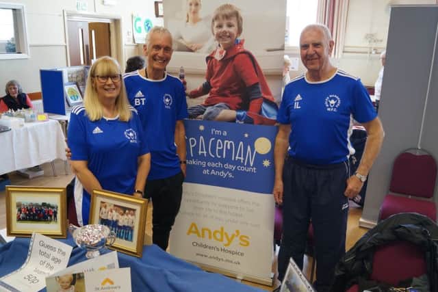 Promoting the group at Caistor Easter Fair also raised more than £70 in support of  Andys Childrens Hospice EMN-190423-094052001